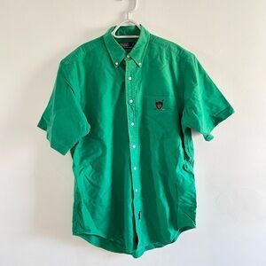 Vintage 90’s Polo by Ralph Lauren Short Sleeve Button-Down Shirt - Green